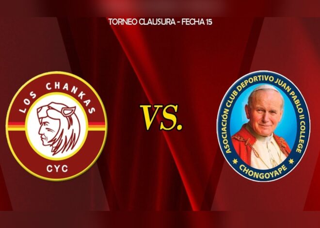 «Los Chankas se enfrentan a Juan Pablo II en un emocionante partido EN VIVO por L1 Max desde Andahuaylas»
