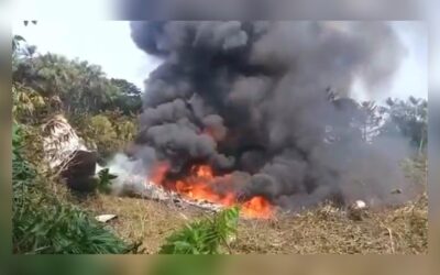 Accident of a Hercules military plane transporting soldiers in southern Colombia