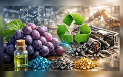 Científicos descubren Ácido natural de las uvas que facilita el Reciclaje de baterías.
