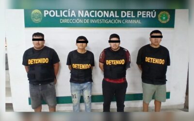 Capturan a ‘Los Chukys de Manchay’, implicados en Extorsión y Sicariato