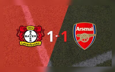 Champions League: Empate 1-1 entre BAYER LEVERKUSEN y ARSENAL deja llave abierta