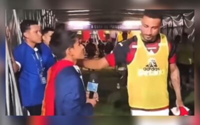 Pol Deportes cumple otro sueño: joven narrador sorprende a jugadores de Flamengo en el Maracaná