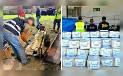Policía de Perú y Ecuador incauta más de 1,5 Toneladas de marihuana escondidas en vigas