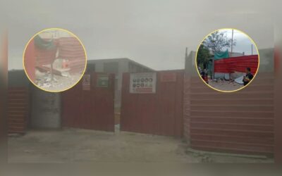 SJL: DELINCUENTES detonan artefacto explosivo en obra del Hospital Enrique Montenegro