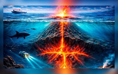 Un coloso en el océano: el supervolcán submarino de más de 4.000 metros y 9 veces Lima