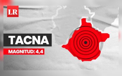 Temblor de magnitud 4.4 se registró en Tacna esta madrugada, según IGP