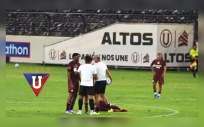 Universitario vs LDU: cruce entre Sekou Gassama y Deyverson en amistoso