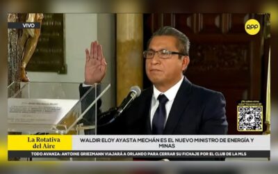 Waldir Ayasta asume el cargo de Ministro de Energía y Minas