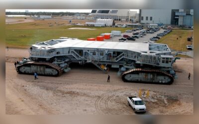 Crawler Transporter de la Nasa: el camión de 3.000 toneladas que mueve cohetes