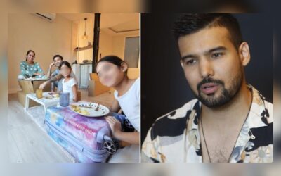 Ezio Oliva y Karen Schwarz en España: dura realidad y ataque de ansiedad