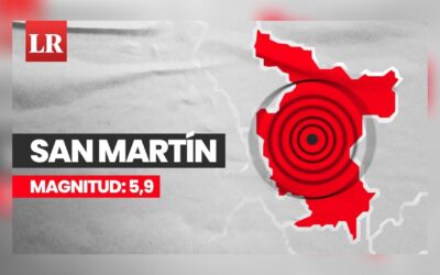 Sismo en San Martín HOY: magnitud 5,9 y epicentro en Picota