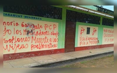 Suspensión de clases en Huarmaca HOY: pintas amenazantes en colegios